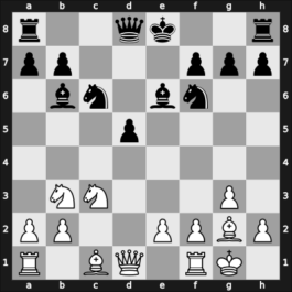 1923 Karlsbad – Round 1 – Rubinstein, Akiba – 1-0 – Spielmann, Rudolf – G18