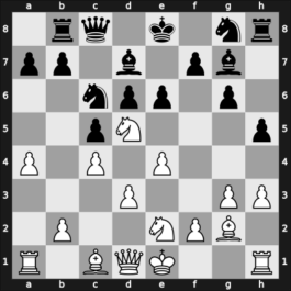 1923 Karlsbad – Round 1 – Maroczy, Geza – 1-0 – Saemisch, Friedrich – G53