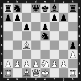 1923 Karlsbad – Round 1 – Tarrasch, Siegbert – 1/2-1/2 – Tartakower, Savielly – G59