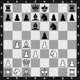 1923 Karlsbad – Round 1 – Spielmann, Rudolf – 1-0 – Tarrasch, Siegbert – G65