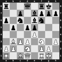 1923 Karlsbad – Round 1 – Treybal, Karel – 1/2-1/2 – Tarrasch, Siegbert – G72