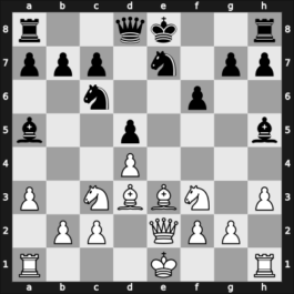 1923 Karlsbad – Round 1 – Chajes, Oscar – 1-0 – Nimzowitsch, Aron – G96
