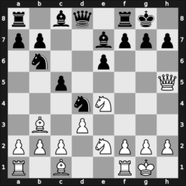 1923 Karlsbad – Round 1 – Tarrasch, Siegbert – 1/2-1/2 – Gruenfeld, Ernst – G100