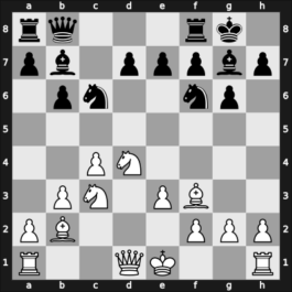 1923 Karlsbad – Round 1 – Nimzowitsch, Aron – 1/2-1/2 – Alekhine, Alexander – G106
