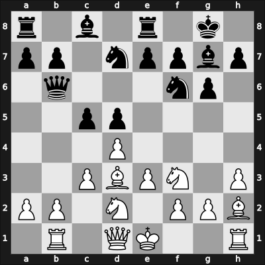 1923 Karlsbad – Round 1 – Maroczy, Geza – 1/2-1/2 – Bogoljubow, Efim – G107