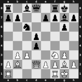 1923 Karlsbad – Round 1 – Nimzowitsch, Aron – 1/2-1/2 – Teichmann, Richard – G110