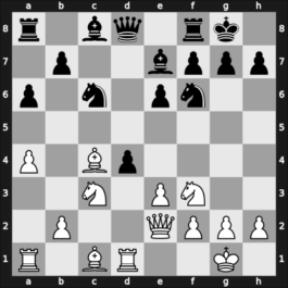 1923 Karlsbad – Round 11 – Rubinstein, Akiba – 0-1 – Wolf, Hans-Josef – G119