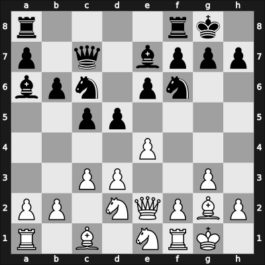 1923 Karlsbad – Round 13 – Chajes, Oscar – 0-1 – Saemisch, Friedrich – G125