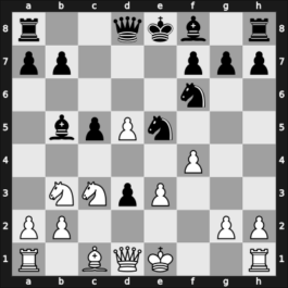 1923 Karlsbad – Round 14 – Tartakower, Savielly – 1-0 – Spielmann, Rudolf – G127