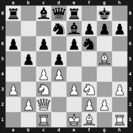 1923 Karlsbad – Round 14 – Alekhine, Alexander – 1-0 – Chajes, Oscar – G129