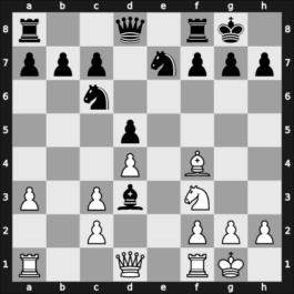 1923 Karlsbad – Round 15 – Treybal, Karel – 1-0 – Nimzowitsch, Aron – G135