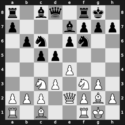 1923 Maehrisch Ostrau – Round 12 – Hromadka, Karel – 1/2-1/2 – Spielmann, Rudolf – G76