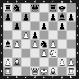 1923 Scheveningen – Round 1 – Speijer, Abraham – 1/2-1/2 – Colle, Edgar – G13