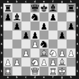 1923 Scheveningen – Round 1 – Oskam, Gerard – 1/2-1/2 – Mieses, Jacques – G17