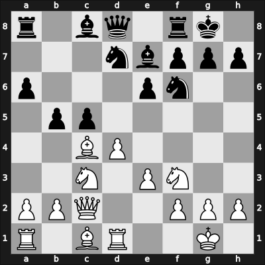 1923 Scheveningen – Round 1 – Davidson Gallego, Jorge – 0-1 – Maroczy, Geza – G18