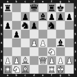 1923 Scheveningen – Round 1 – Fick, William Matthew Jr. – 1-0 – Znosko-Borovsky, Eugene – G23