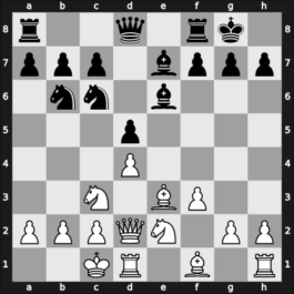 1923 Scheveningen – Round 1 – Norman Hansen, Holger – 1/2-1/2 – Loman, Rudolf – G26