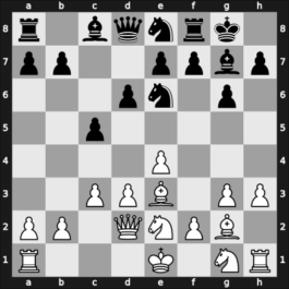 1923 Scheveningen – Round 2 – Mieses, Jacques – 1-0 – Fick, William Matthew Jr. – G29