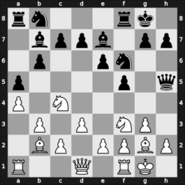 1923 Scheveningen – Round 6 – Reti, Richard – 1-0 – Fick, Willem – G65
