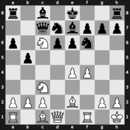 1923 Scheveningen – Round 9 – Fick, William Matthew Jr. – 1-0 – Colle, Edgar – G83