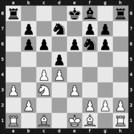 1923 Trieste – Round 1 – Cancelliere, Michel – 0-1 – Tarrasch, Siegbert – G15