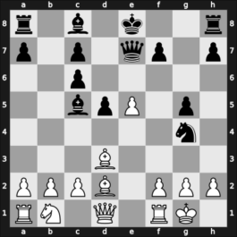 1923 Vienna – Round 1 – Mieses, Jacques – 0-1 – Fuchs Andreas, Prien – G5