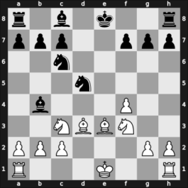 1923 Vienna – Round 4 – Tartakower, Savielly – 1-0 – Gruenfeld, Ernst – G19