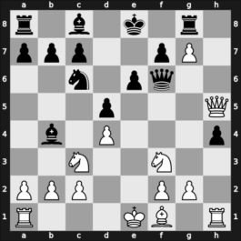 1923 Vienna – Round 9 – Tartakower, Savielly – 1-0 – Wolf, Siegfried – G46