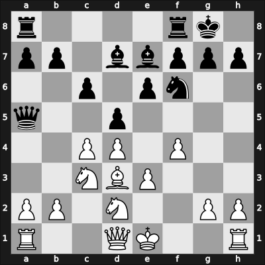 1923 Vienna – Round 10 – Von Patay, Julius – 1/2-1/2 – Spielmann, Rudolf – G48