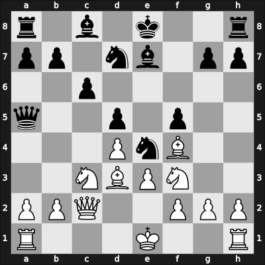 1924 Gyor – Round 1 – Mueller, Helge – 1/2-1/2 – Havasi, Kornel – G11