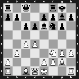 1924 Gyor – Round 1 – Vukovic, Vladimir – 1/2-1/2 – Mueller, Helge – G17