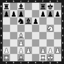 1924 Leningrad m – Round 7 – Bogoljubow, Efim – 1/2-1/2 – Romanovsky, Pjotr – G7