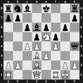 1924 Leningrad m – Round 9 – Bogoljubow, Efim – 1-0 – Romanovsky, Pjotr – G9