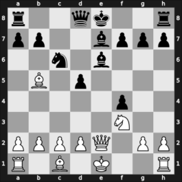 1924 Meran Meran ITA – Round 10 – Rubinstein, Akiba – 1/2-1/2 – Tarrasch, Siegbert – G11