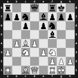 1924 Merano – Round 9 – Selezniev, Alexey – 1/2-1/2 – Rubinstein, Akiba – G25