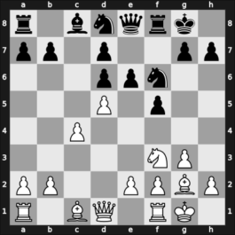 1924 Moskou ch-URS – Round 2 – Bogoljubow, Efim – 1-0 – Bohatyrchuk, Fedir Parfenovych – G10