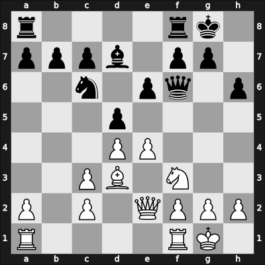 1924 Moskou ch-URS – Round 15 – Ilyin Zhenevsky, Alexander – 1-0 – Nenarokov, Vladimir – G43