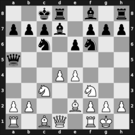 1924 Nordisk Skakforbund – Round 5 – Johner, Paul – 1-0 – Kier, Aage – G7