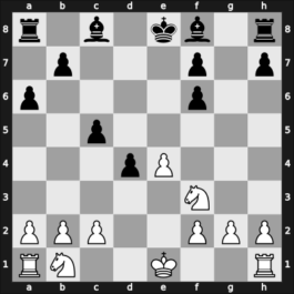 1924 Paris FRA – Round 4 – Matisons, Hermanis LAT2 – 1/2-1/2 – Vajda, Arpad – G8