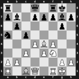 1925 Baden Baden – Round 12 – Marshall, Frank – 1/2-1/2 – Carlos Torre Repetto – G11