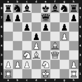 1925 Baden-Baden – Round 1 – Tartakower, Savielly – 1-0 – Mieses, Jacques – G38