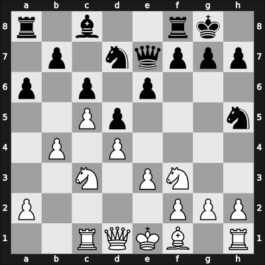 1925 Baden-Baden – Round 1 – Rabinovich, Ilya Mar – 1-0 – Bogoljubow, Efim – G46