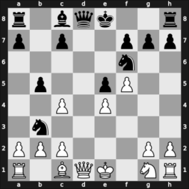 1925 Baden-Baden – Round 1 – Mieses, Jacques – 1-0 – Thomas, George Alan – G74