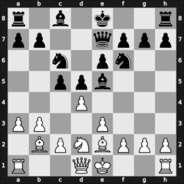 1925 Baden-Baden – Round 1 – Rubinstein, Akiba – 1-0 – Treybal, Karel – G118