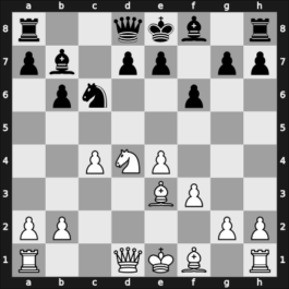 1925 Baden-Baden – Round 11 – Alekhine, Alexander – 1-0 – Saemisch, Friedrich – G129