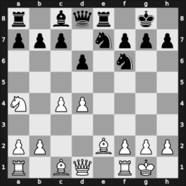 1925 Baden-Baden – Round 11 – Tartakower, Savielly – 0-1 – Bogoljubow, Efim – G130