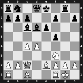 1925 Baden-Baden – Round 19 – Saemisch, Friedrich – 1-0 – Mieses, Jacques – G156