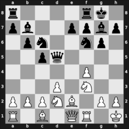 1925 Baden-Baden GER – Round 10 – Thomas, George Alan – 0-1 – Alan-Alekhine, Alexander – G4