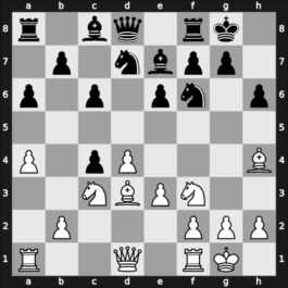 1925 Bern – Round 4 – Alekhine, Alexander – 1-0 – Michel, Walter – G7