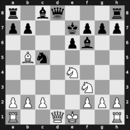 1925 Bern – Round 6 – Alekhine, Alexander – 1/2-1/2 – Aurbach, Arnold – G9